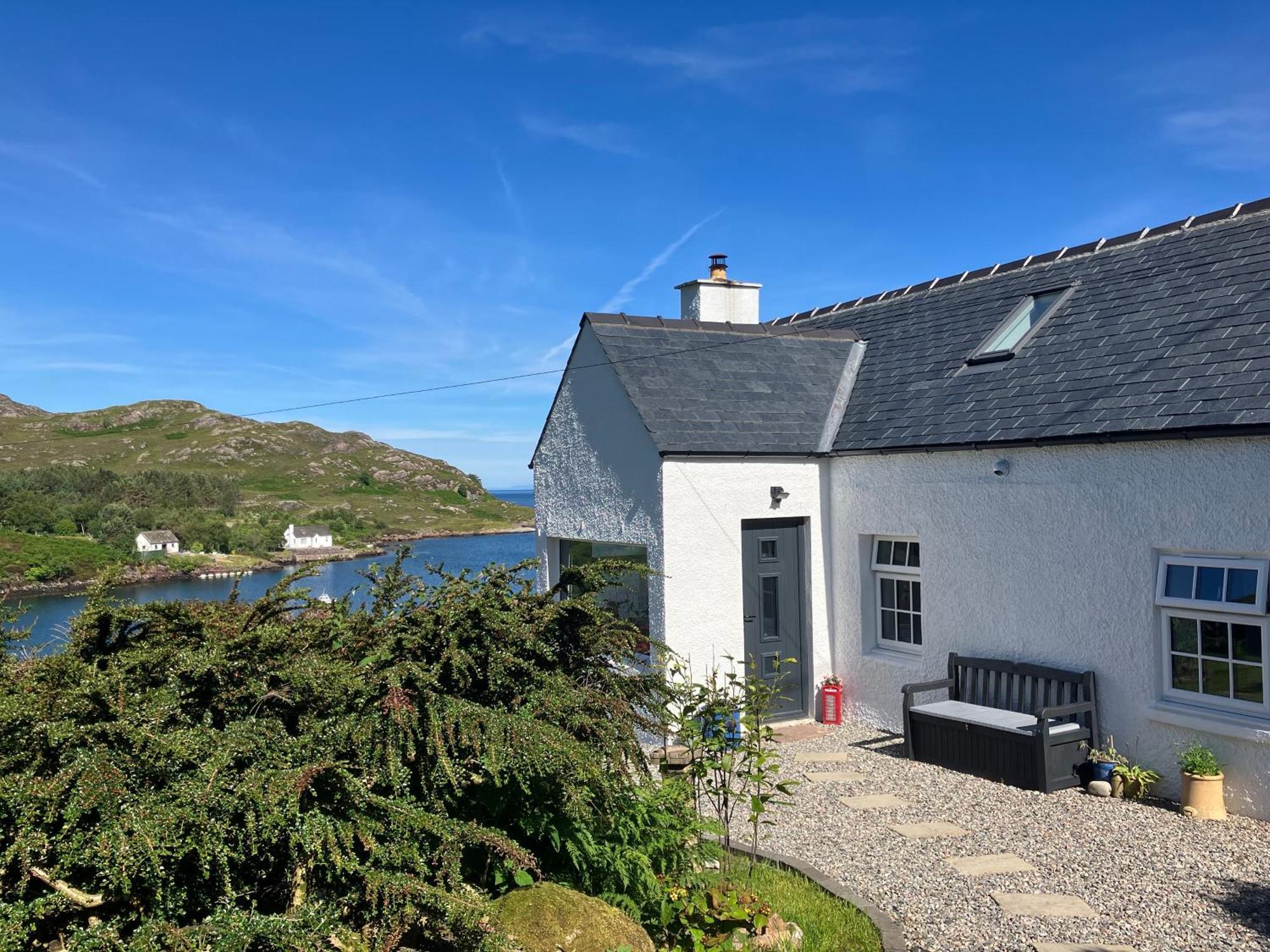 Waterfront Cottage Applecross Peninsula Ardheslaig Bagian luar foto